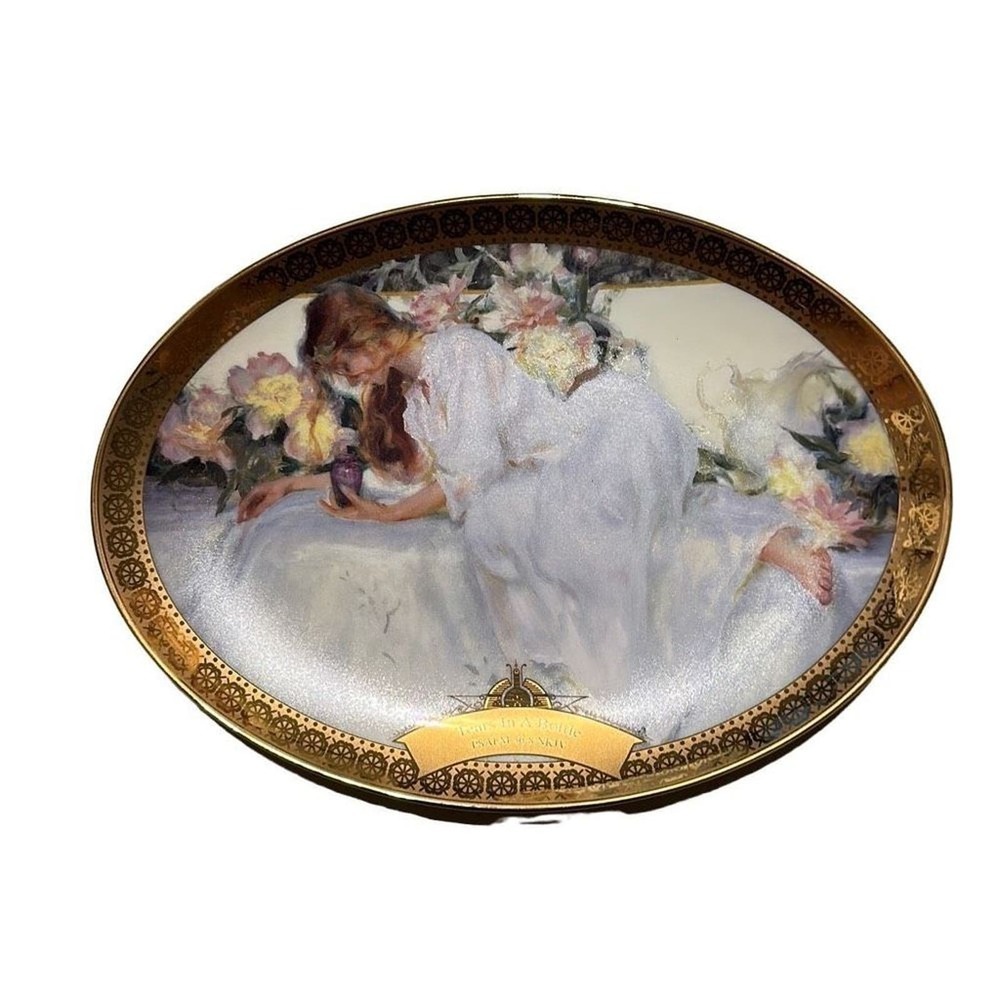 Masterpeace Collection Dan Gerhartz "Tears In A Bottle" Collector Plate NIB